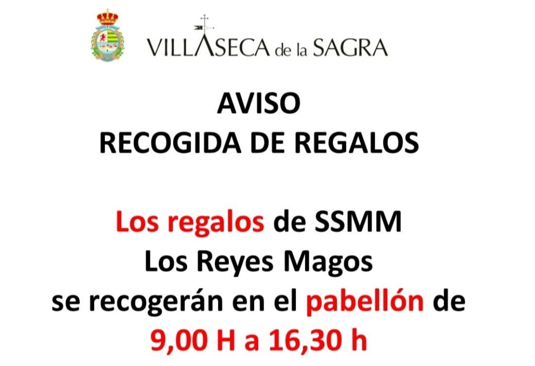 Aviso Recogida de Regalos