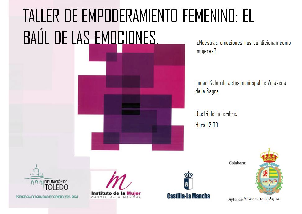 Taller de Empoderamiento Femenino: EL BAÚL DE LAS EMOCINES