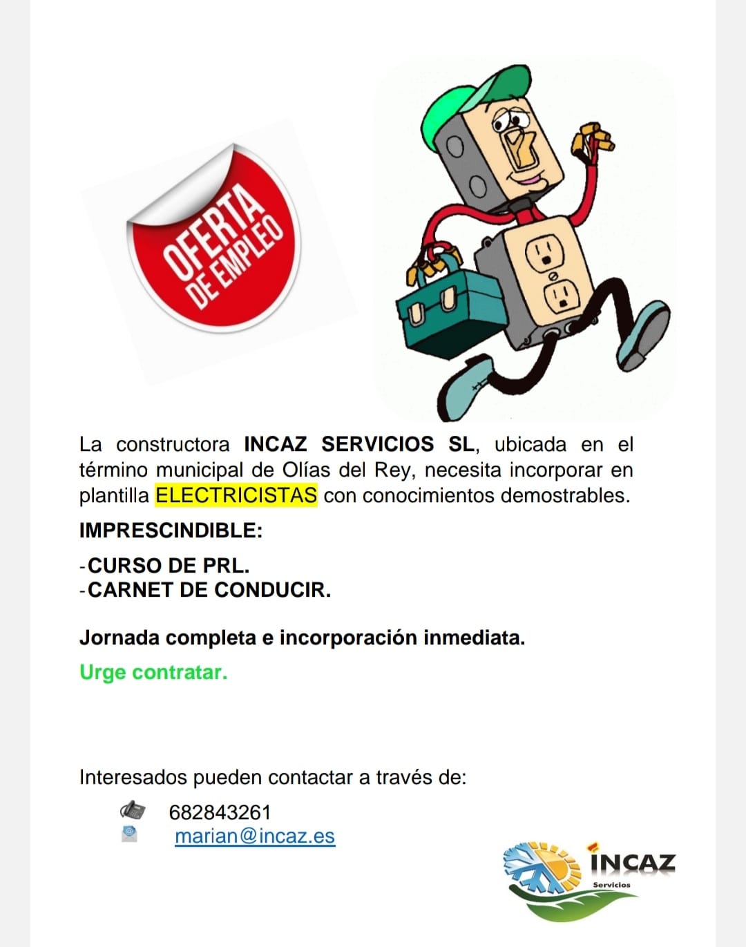 Oferta de empleo