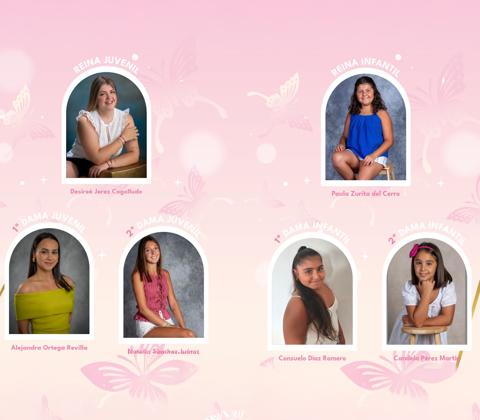 Presentamos a las Reinas y Damas de las Ferias y Fiestas 2025 en honor a la Virgen de las Angustias