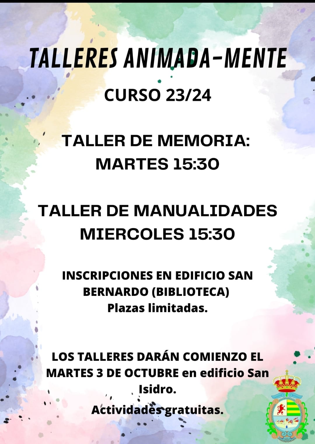 Abiertas las inscripciones a los Talleres ANIMADA-MENTE