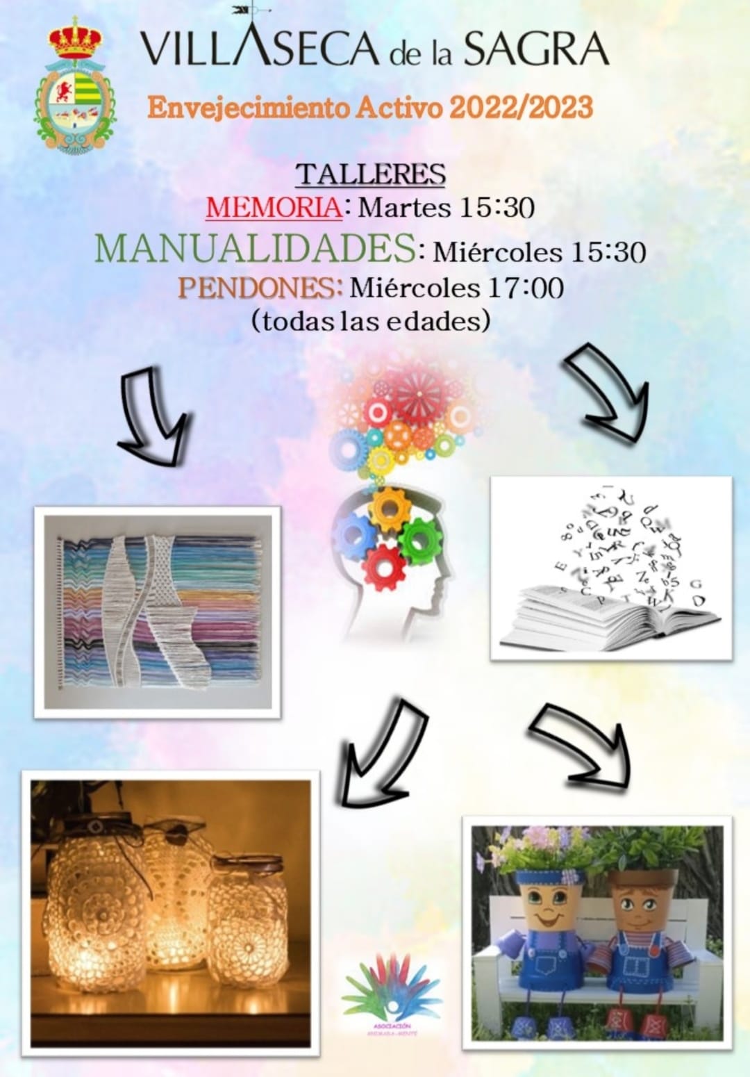 Talleres de Memoria, manualidades y pendones.