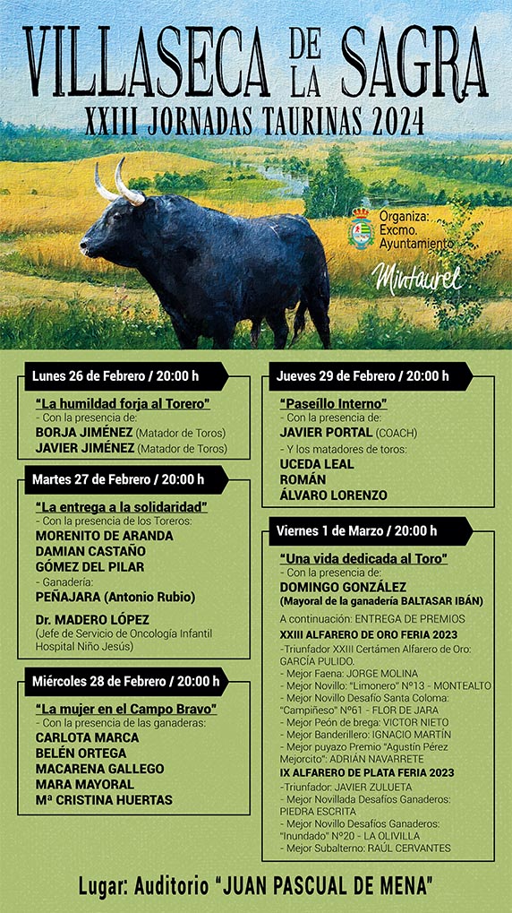 XXIII Jornadas Taurinas 2024 XXIII Jornadas Taurinas 2024