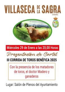 Presentación Cartel III Corrida Benéfica