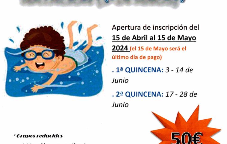 Cursos intensivos natación